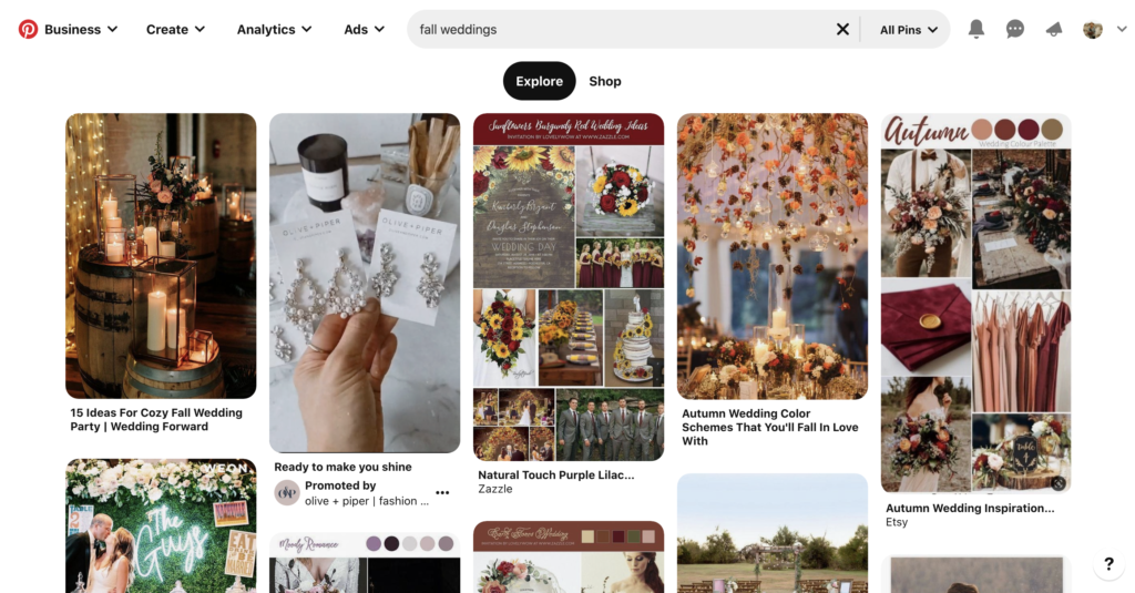 fall wedding trends on pinterest