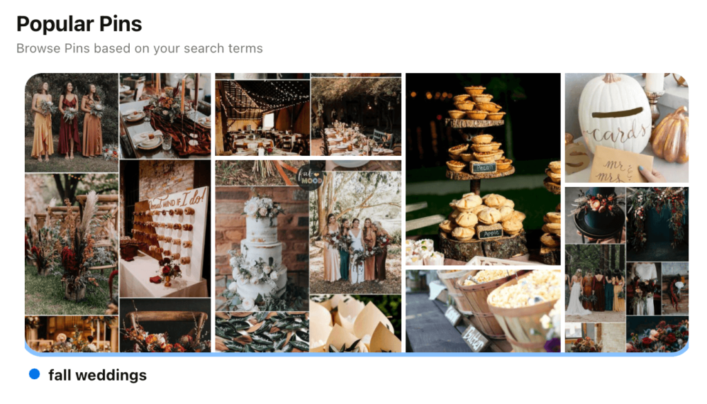 Fall weddings on Pinterest